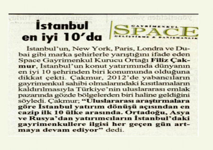 İstanbul İlk 10'da